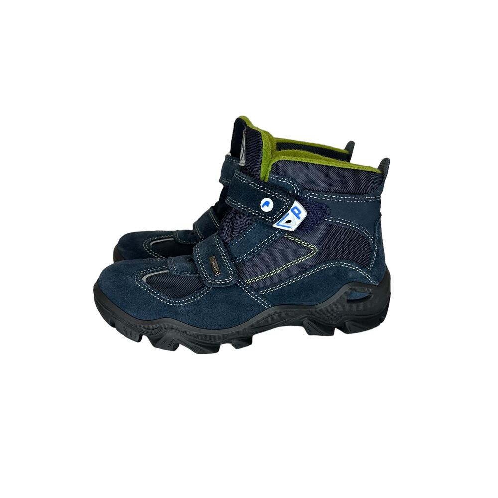 Primigi Boys Blue Winter Snow Boots Waterproof Hiking Size 3.5 NEW - Picture 3 of 16
